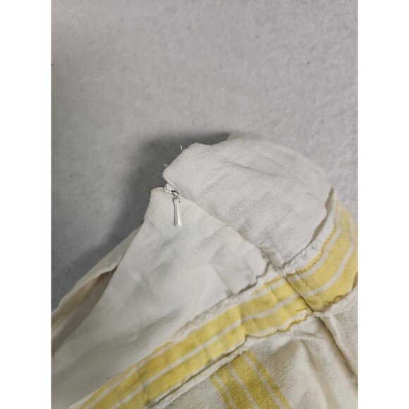 Free People Linen Blend Light Flare Skirt Beige Size 0 Boho Cottage Core - Picture 6 of 6